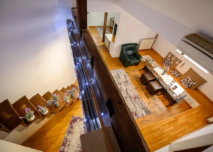 Apartment Lavender Attic W Ac Working Desks Bucharest